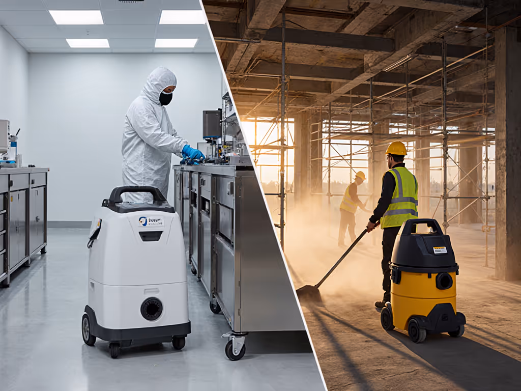 Industrial Vacuum Safety: Pharma vs Construction Truths