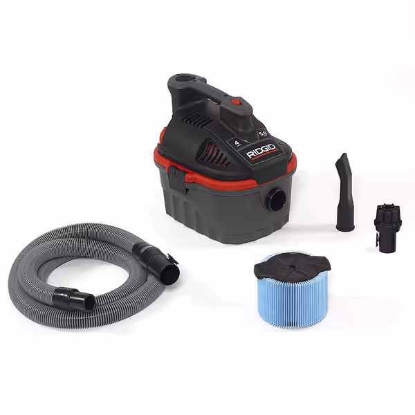 RIDGID 4000RV 4-Gallon Wet/Dry Compact Vacuum