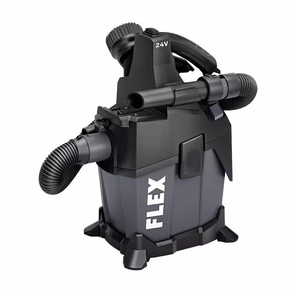 FLEX 24V 1.6 Gallon Wet/Dry Vacuum